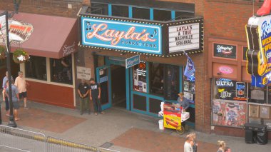 Nashville 'deki Laylas Honky Tonk Salonu ünlü bir yerdir - NASHVILLE, Birleşik Devletler - 17 Haziran 2019