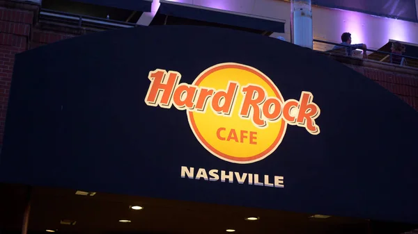 Hard Rock Cafe Nashville op Broadway - NASHVILLE, Verenigde Staten - 17 juni 2019 — Stockfoto