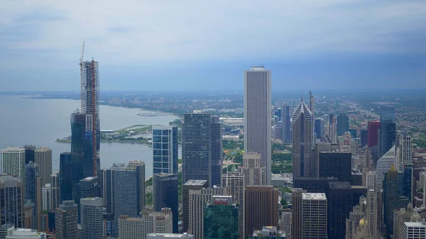 Chicago shora - úžasný letecký pohled - CHICAGO. SPOJENÉ STÁTY - 11. června 2019 — Stock fotografie