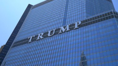 Chicago 'daki Trump Tower ve Hotel, Chicago. Birleşik Devletler - 11 Haziran 2019