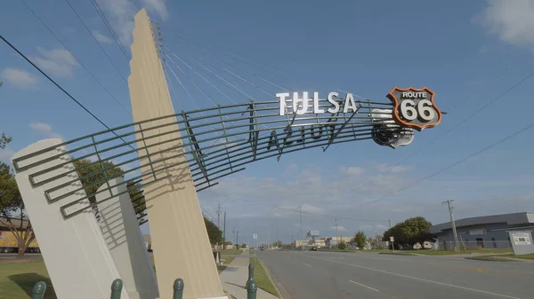 Tulsa Gate an der historischen Route 66 in Oklahoma — Stockfoto