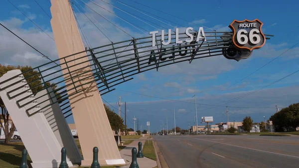 Porta Tulsa sulla storica Route 66 in Oklahoma — Foto Stock