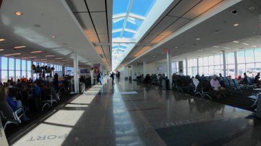 Havaalanının kapısı olan salonlar - LAS VEGAS-NEVADA, 11 Ekim 2017