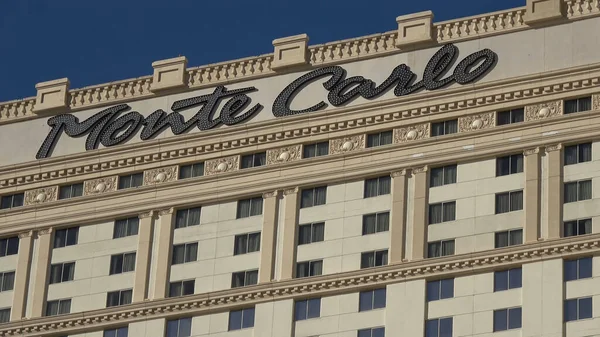 Famoso hotel y casino Monte Carlo en Las Vegas - LAS VEGAS-NEVADA, 11 de octubre de 2017 — Foto de Stock
