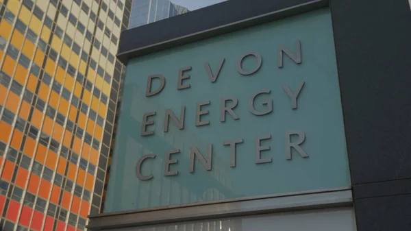 Devon Energy Center en Oklahoma City - OKLAHOMA CITY-OKLAHOMA, 21 de octubre de 2017 — Foto de Stock