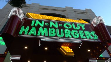 Las Vegas 'taki hamburgerlerde LAS VEGAS-NEVADA, 11 Ekim 2017