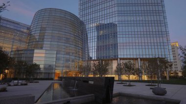 Oklahoma City 'deki Devon Enerji binalarının modern mimarisi - OKLAHOMA CITY-OKLAHOMA, 21 Ekim 2017