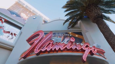 Las Vegas 'taki ünlü Flamingo Otel ve Kumarhanesi - LAS VEGAS-NEVADA, 11 Ekim 2017