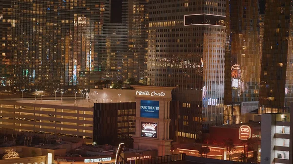 Geweldige Las Vegas 's nachts - de casino' s op de strip - LAS VEGAS-NEVADA, OKTOBER 11, 2017 — Stockfoto