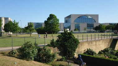 Berlin 'deki Almanya Başbakanlığı - Berlin Şehri - 21 Mayıs 2018