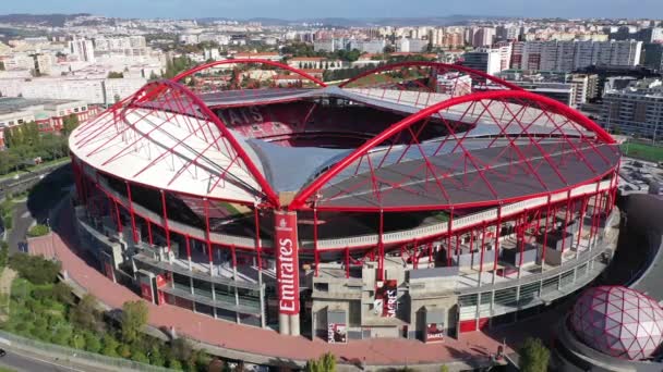 Turismo Lisboa Cima Estádio Benfica Lisboa Lisboa Portugal Novembro 2019 — Vídeo de Stock