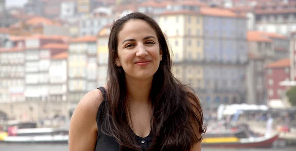 Portrait shot of a young Turkish woman — Stock Photo, Image