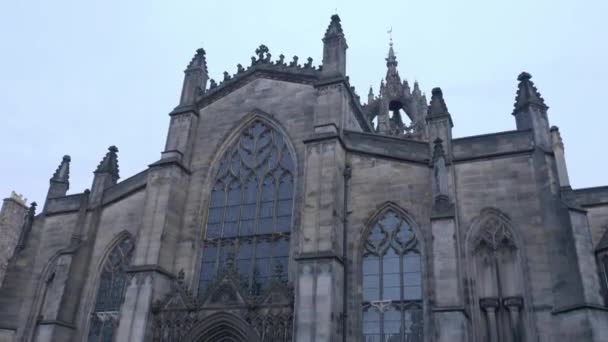 Câmaras regionais de Lothian em Edimburgo - EDINBURGH, SCOTLAND - JANEIRO 10, 2020 — Vídeo de Stock