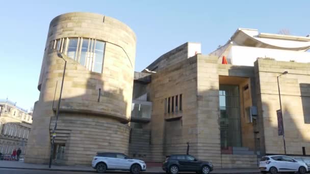 Museu Nacional da Escócia em Edimburgo - EDINBURGH, SCOTLAND - JANEIRO 10, 2020 — Vídeo de Stock