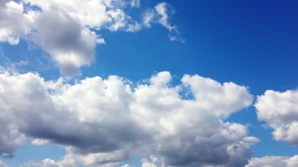 Timelapse, el cielo antes de una tormenta. nubes de trueno están corriendo, reuniéndose en el cielo oscuro . — Vídeos de Stock