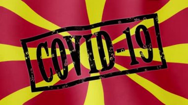 Makedonya 'da koronavirüs salgını. 2019-Ncov 'un eyalet ekonomisi üzerindeki etkisi. Covid-19 salgını, küresel kriz. İnsanlık kavramı yeni ölümcül virüsle mücadele ediyor.