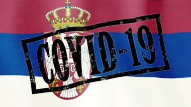 Sırbistan 'da koronavirüs salgını. 2019-Ncov 'un eyalet ekonomisi üzerindeki etkisi. Covid-19 salgını, küresel kriz. İnsanlık kavramı yeni ölümcül virüsle mücadele ediyor.