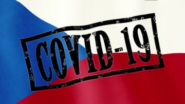 Çek Cumhuriyeti 'nde koronavirüs salgını. 2019-Ncov 'un eyalet ekonomisi üzerindeki etkisi. Covid-19 salgını, küresel kriz. İnsanlık kavramı yeni ölümcül virüsle mücadele ediyor.