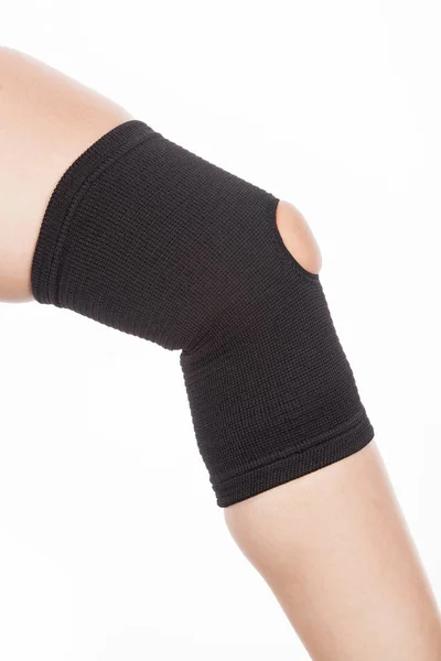 Orthopedic support for the knee Stock Photo