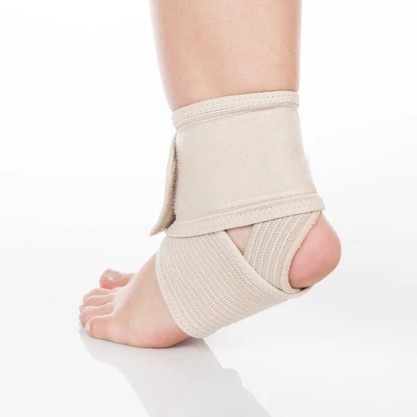 Orthopedic support for ankle — Stock Photo, Image