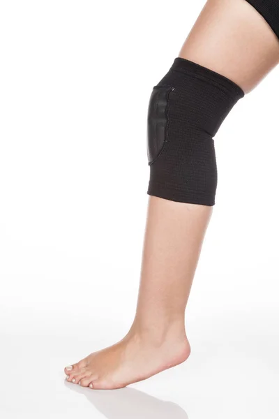 Orthopedic knee brace Stock Image