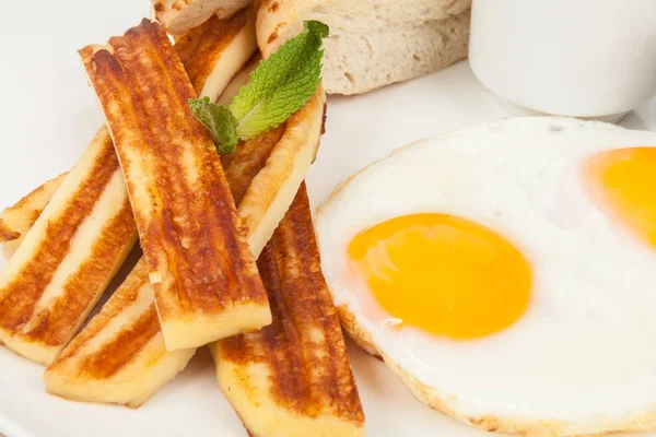 Desayuno huevos fritos — Foto de Stock