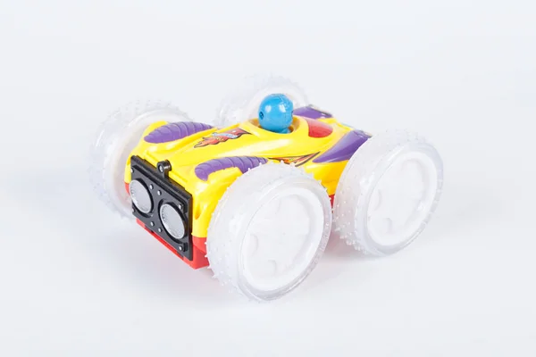 白色背景玩具车 — 图库照片