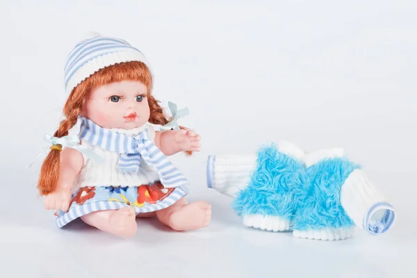 Muñeca de juguete para niña — Foto de Stock