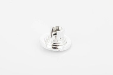 Beyaz arka plan üzerinde perde Polonyalılar için Gümüş destek