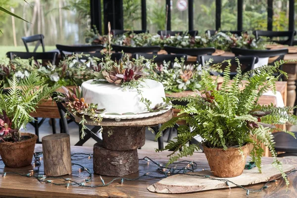 Torta Celebrazione Del Matrimonio — Foto Stock