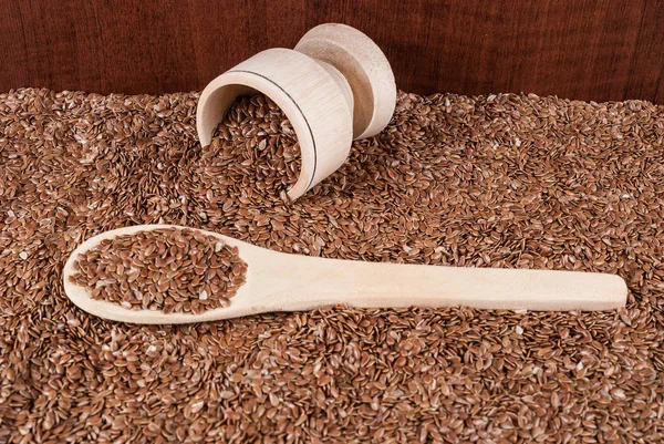Flax seeds linseed. to prevent diseases and control overweight