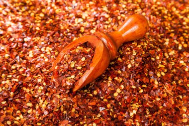 kırmızı biber veya kırmızı biber ezilmiş 