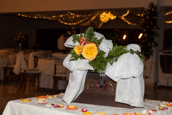 Salle Événements Décorée Pour Réception — Photo