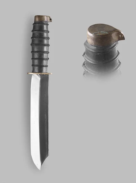 Bekämpa kniv med balja — Stockfoto