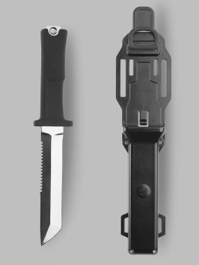 Kılıç kını ile sualtı bıçak