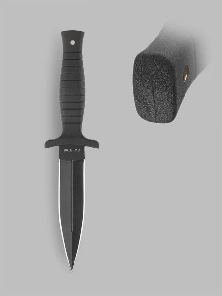 Combat knife with scabbard — Stock Photo, Image