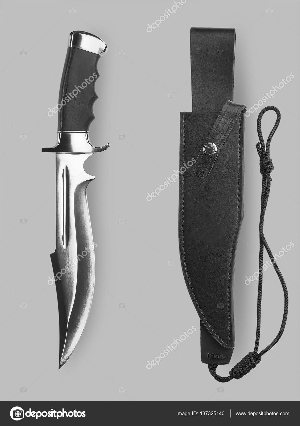 Combat Knife With Scabbard Stock Photo By C Jondozor Gmail Com