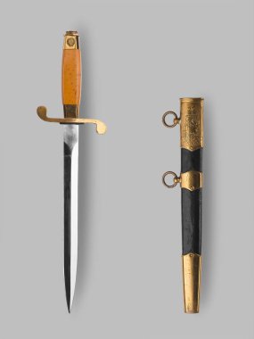 Kılıç kını ile askeri bıçak