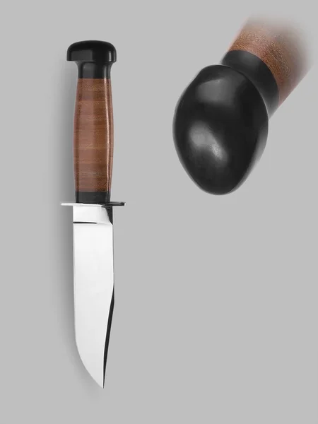 Cuchillo de combate con vaina —  Fotos de Stock