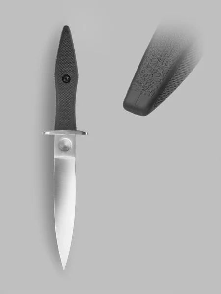 Coltello militare con fodero — Foto Stock