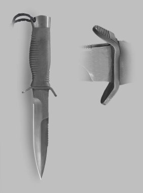 Kılıç kını ile bıçak mücadele