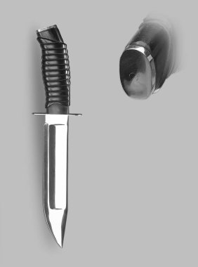 Kılıç kını ile bıçak mücadele