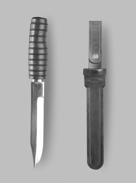 Podvodní nůž s pochvou — Stock fotografie