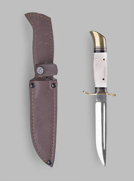 Coltello militare con fodero — Foto Stock