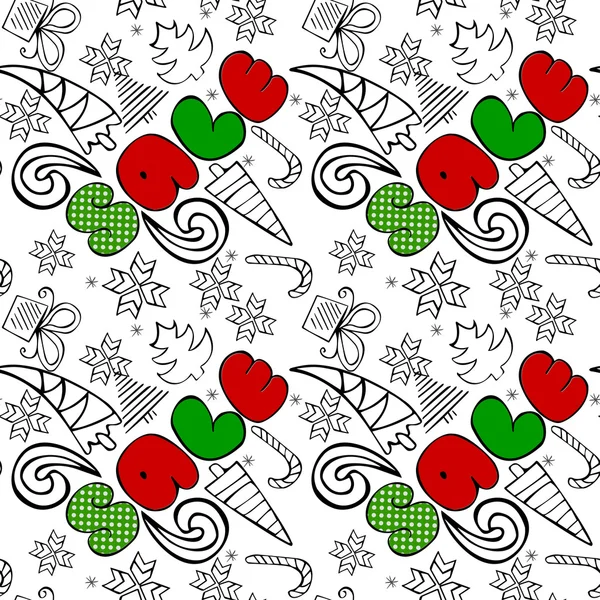 "Venda "sinal doodle padrão sem costura com doodle elementos de símbolo de férias. Coloração anti stress para adultos — Vetor de Stock