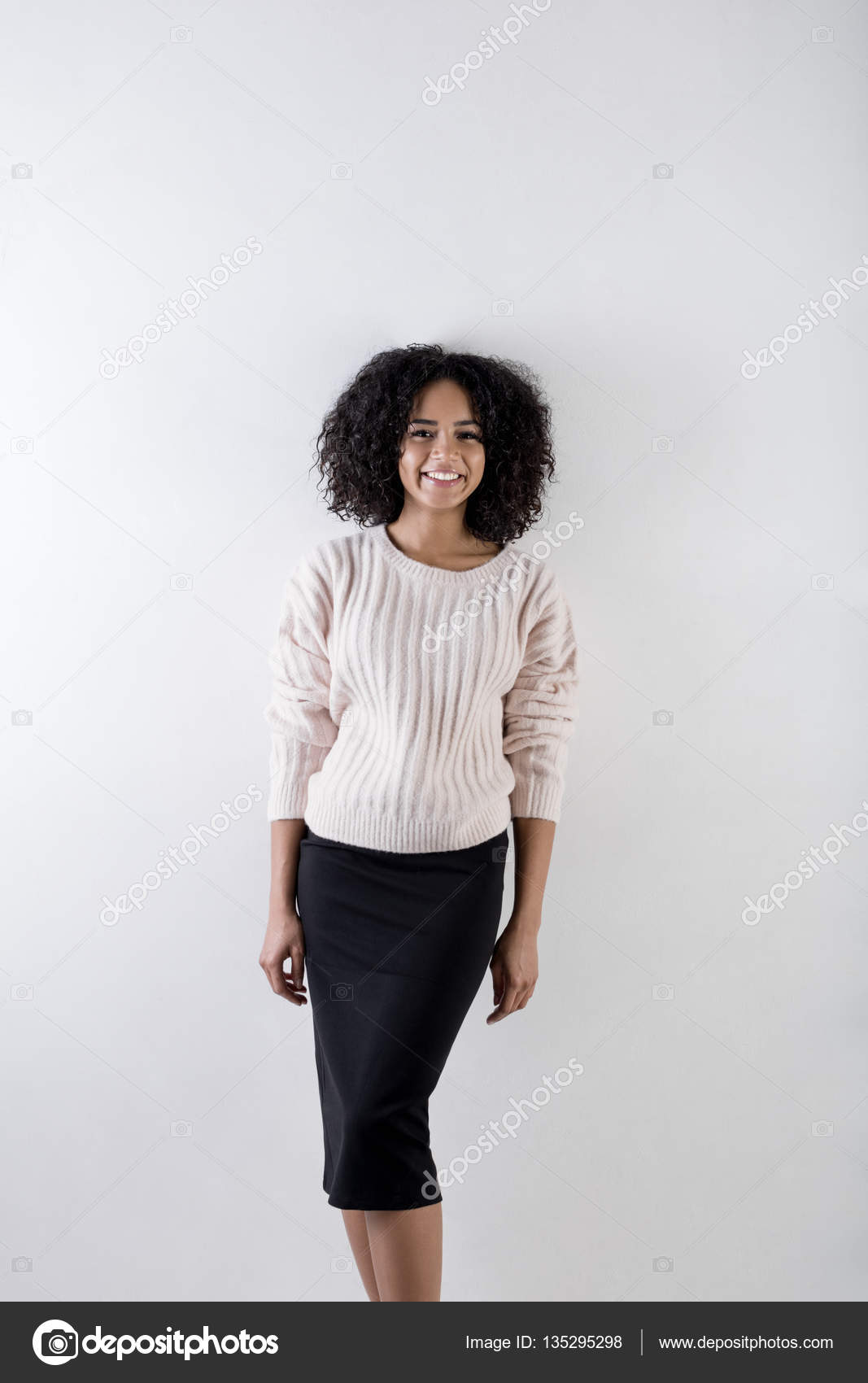 girl wearing a sweater