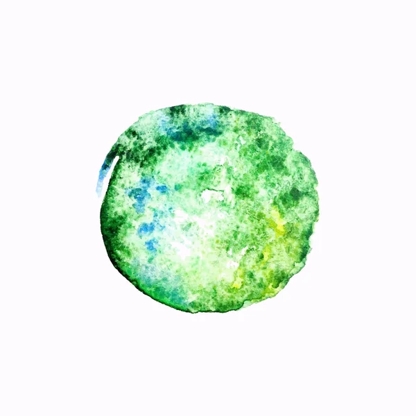 Blob aquarelle verte — Image vectorielle