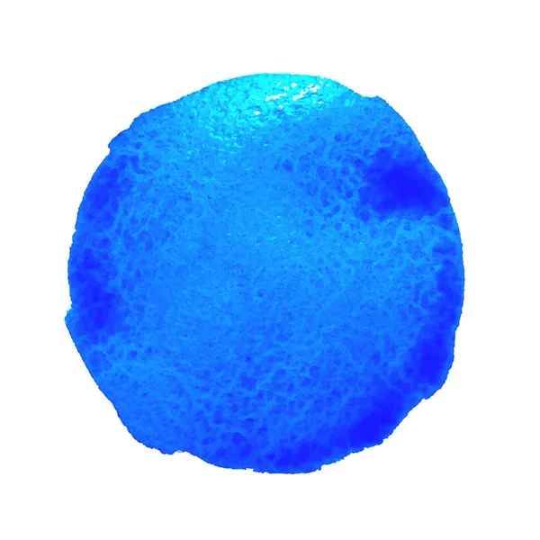 Синій аквареллю пляма — стоковий вектор