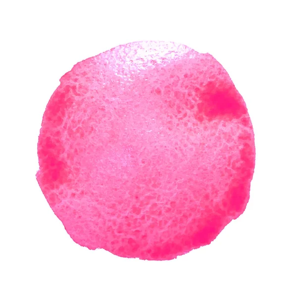 ピンクの水彩絵の具 — ストックベクタ