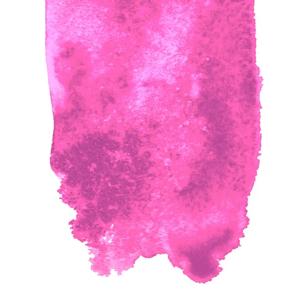 Pink watercolor stain — Stock Vector